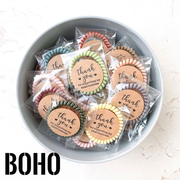 'Thank You' Hair Coils - 60 Pack - Picture 5 of 5